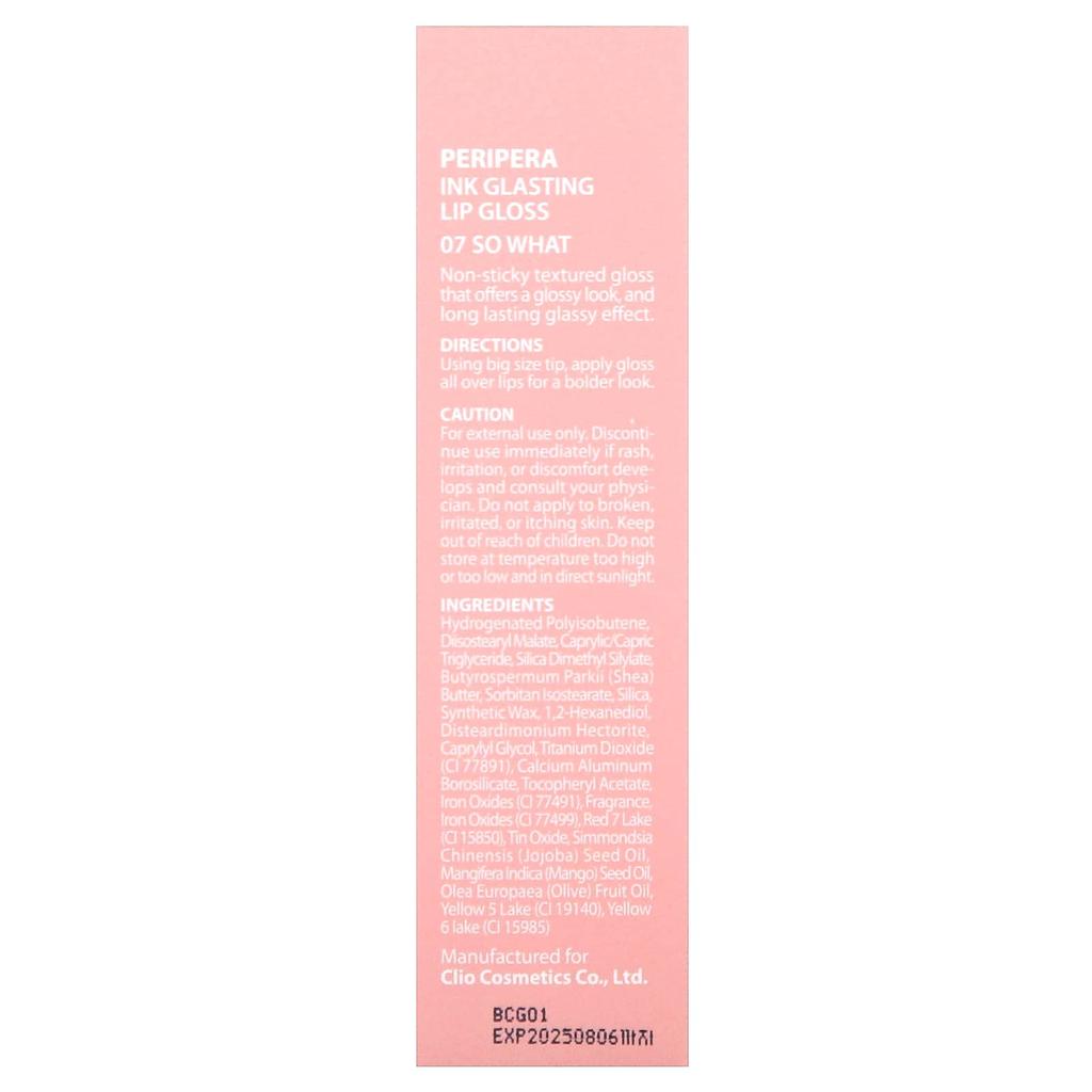 Ink Glasting Lip Gloss, 07 So What, 4.5Ml(0.15Fl Oz)