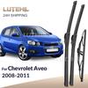 Для Chevrolet Aveo MK1 2008-2011 2009 2010 Дворники Передние и Задние Щетки Дворников Стеклоочистители Лобового Стекла Оконные Щетки 22"+16"+14"