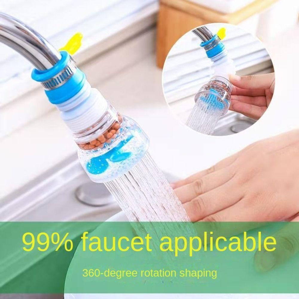 1Pcs Splash-proof Faucet Shower Filter 360 Degree Rotating Rotating Filter New Faucet Extension