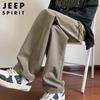 JEEP SPIRIT Men's Autumn/Winter Straight-Leg Casual Track Pants