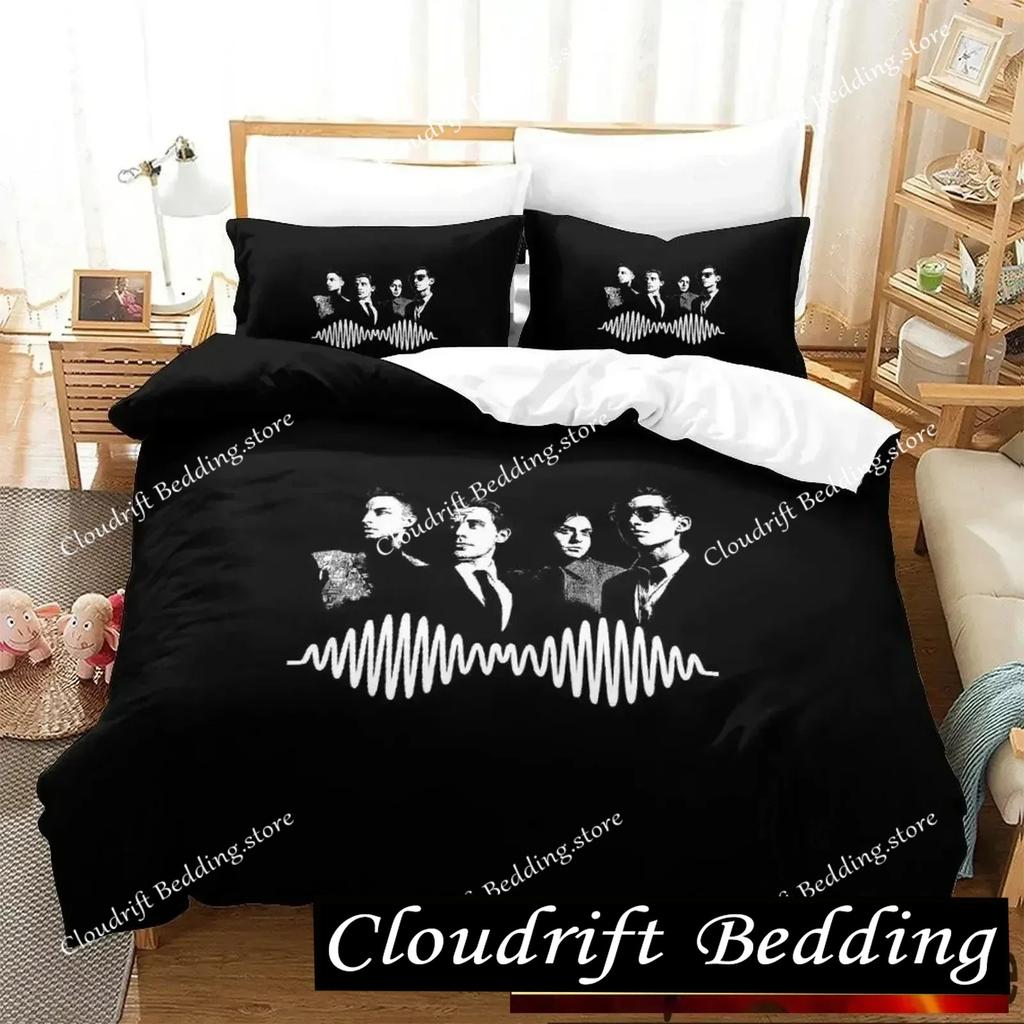 Новый 3D-принт Постельное белье группы Arctic Monkeys Комплект постельного белья Пододеяльник Комплект постельного белья Пододеяльник Наволочка Одеяло king Queen Size Для мальчиков Взрослых