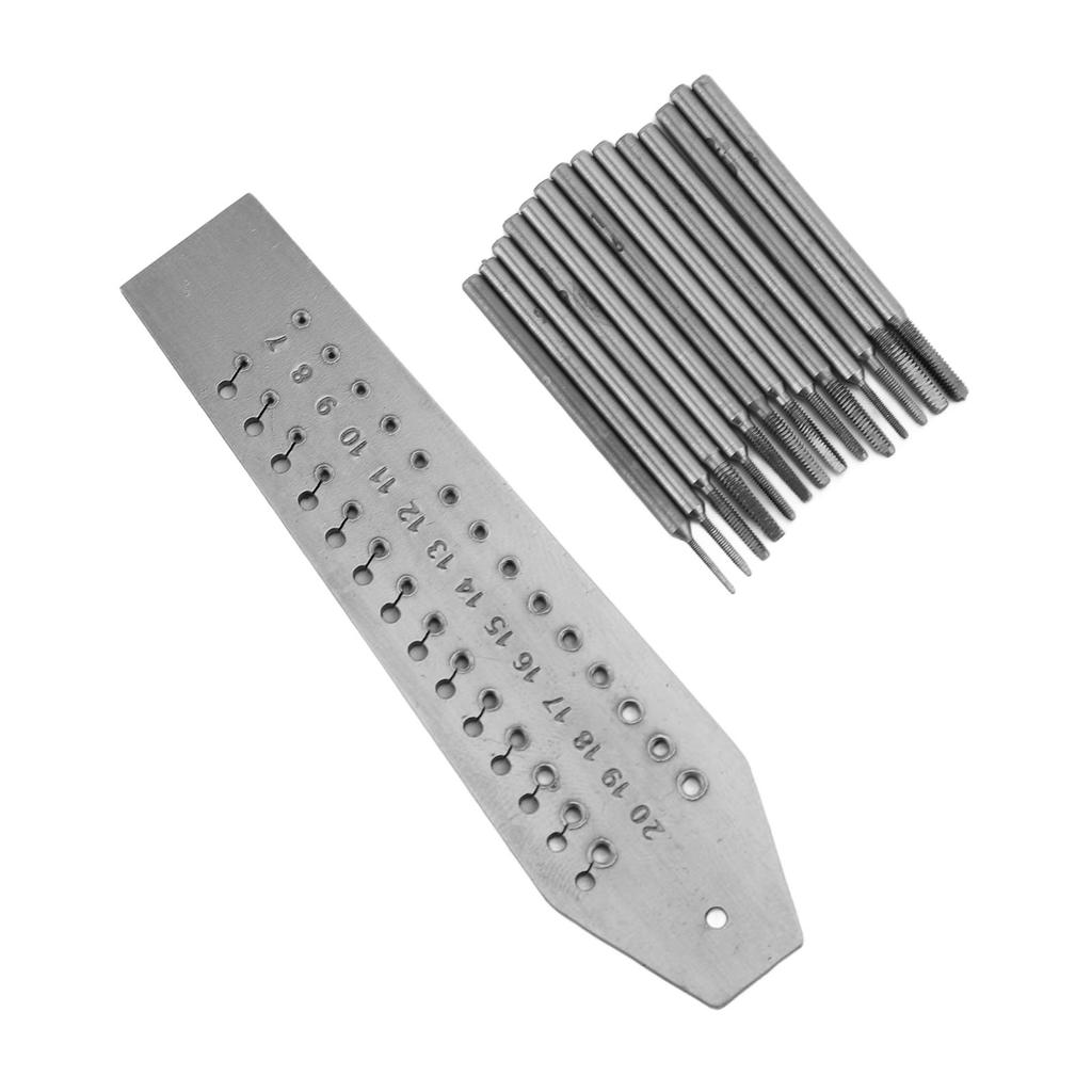 Набор из 14 метчиков и плашек 0,7-2 мм для ювелиров, часовщиков, метчиков для изготовления ювелирных изделий, ремонта часов