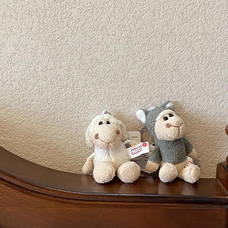 Новый Мультяшный Каваи Животный Мир Плюшевая Игрушка Брелок Подвеска Креативный Инс Маленький Свежий Милый Маленькое Животное Плюшевая Подвеска для Рюкзака