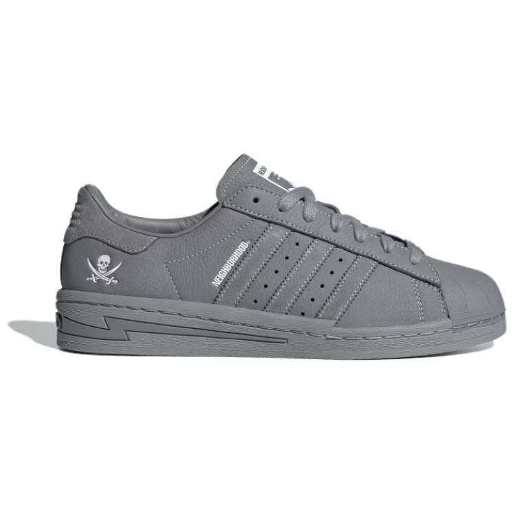 Neighborhood X Adidas Superstar Cement Grey Unisex Sneakers Cloud-White IE6115