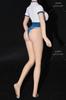Фигурка для TBLeague Body White Blue Color Sexy Beautiful Women Bodywear Leotard Swimwear and head not [TOYBARJAPAN] 1/6 Accessories/Подходит (тело