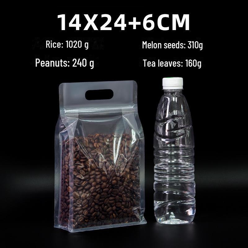 Прозрачные утолщенные пакеты с застежкой Ziplock для упаковки продуктов питания, орехов, сухофруктов и новогодних товаров