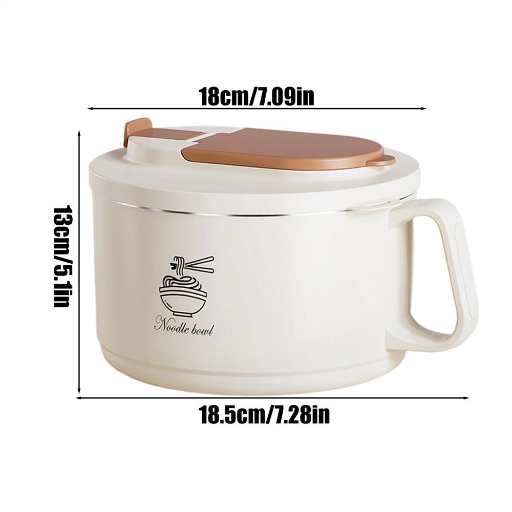 Lunch Container 1650ml with Folding Cutlery Leakproof Lunch Salad Bowl Soup Containers for Fruit Salad Home Office School