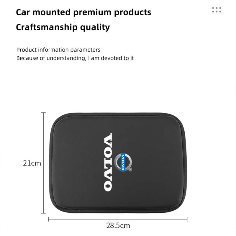 Car Center Console Armrest Box Protector Pad Heighten Soft Mat For Volvo XC90 V90 V60 XC60 V40 S80 S60 S90 C40 XC40 V70 XC70 C30