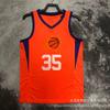 Phoenix Suns NBA Basketball Jersey Kevin Durant 35 Embroidered Fan Wear Cotton V-Neck Sleeveless Sportswear Men Women