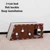 Stackable Cat Scratcher House Felt Cat Claw Board Climbing House  Cat Scratching/sleeping/playing