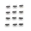 10Pcs 2A 125V Micro Limit Switch Lever Roller Arm Actuator Snap Action Switches