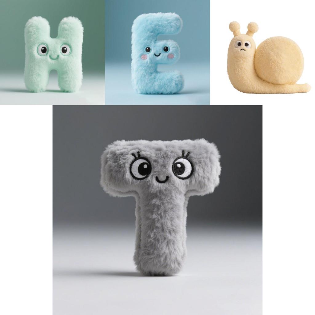 Набор плюшевых букв Alphabet Lore от A до Z, развивающие мягкие игрушки для обучения детей