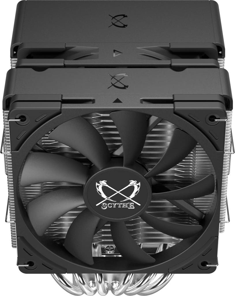 Size SCYTHE Twin Tower Side Flow CPU Cooler Double Rotating Fan FUMA3