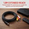 Plug and Play Mini DIN 9 Pin to 3RCA Cable Male to Male Mini DIN Cable  Musical Instrument