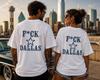 F*CK Dallas T-shirt | Star Graphic Back Print