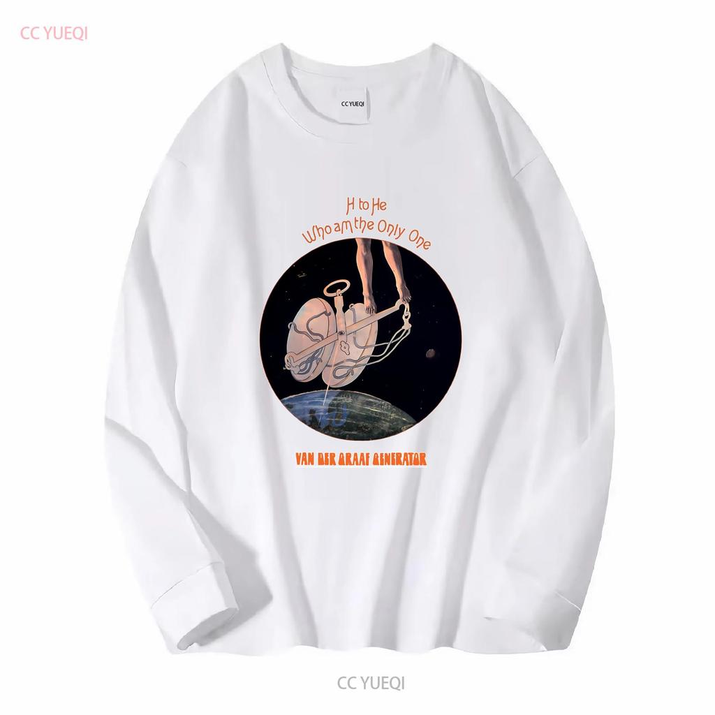 Генератор Ван де Граафа H to He Who Am the Only One Классическая футболка с длинным или коротким рукавом винтажная стираная унисекс немного