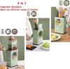 Kichen Chopper Dicer Slicer Mandoline Hand-shake Shredding Large Capacity Fruit Rotary Grater Masher Storm Drum Vegetable Cutter