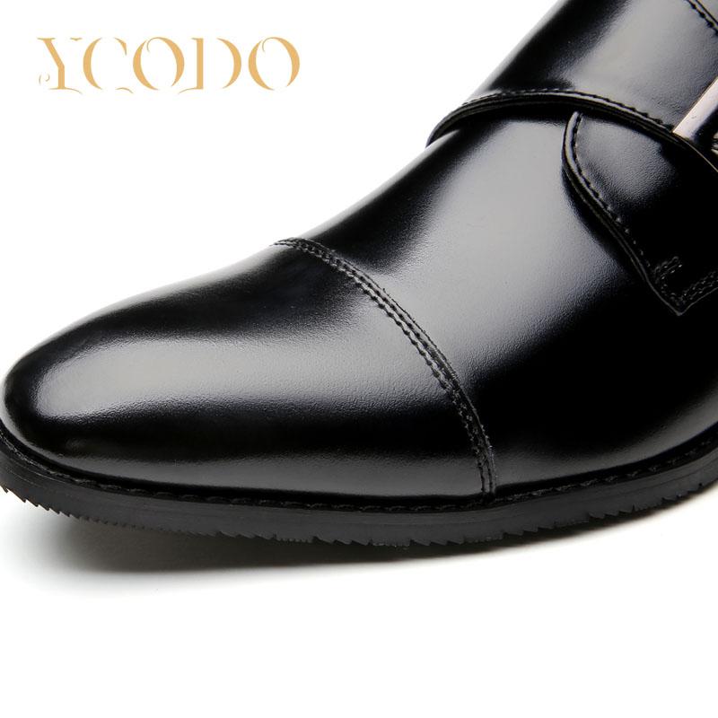 Мужская деловая обувь из натуральной яловой кожи