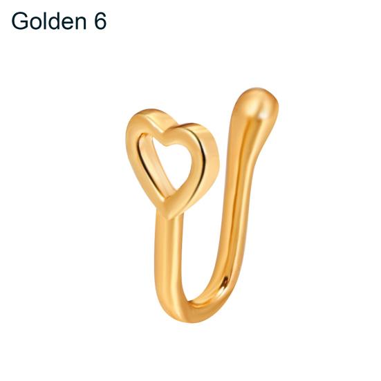 Каффы для носа Очаровательные Трендовые Без пирсинга Легкие в носке Женские Кольца-пирсинги для носа Хуп для вечеринки