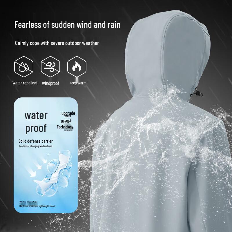 JEEP SPIRIT Men's Outdoor Windproof Waterproof Work Jacket