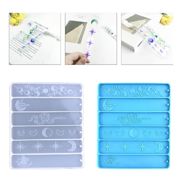 Силиконовая форма для закладки DIY, формы для закладки из смолы, формы для подвесок-шармов, прозрачная форма для литья ювелирных изделий для поделок своими руками