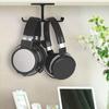 APPHOME Headphone Hanger Headphone Holder Aluminum Clamp Type Black