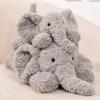 Cartoon Fluffy Elephant Stuffed Animals Plush Toy Soft Hugging Plushies Pillows for Baby Kids Girls Birthday Gift Xmas
