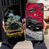 Ретро Мультяшная Машинка Чехол для Телефона для Xiaomi Redmi Note 14 14C A1 A3 10 9 8 7 12C 13C A4 A5 13 Pro Plus 12 11 K80 K40 A1 A2