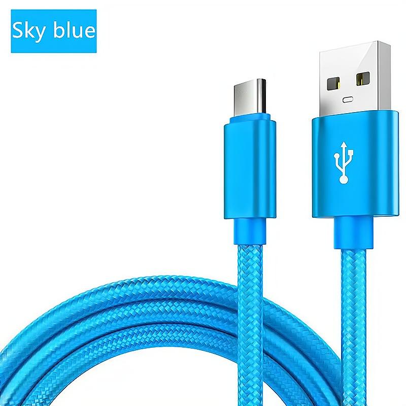 Цифровые кабели Высокоскоростной кабель USB Type-C для быстрой зарядки 3,3 фута/6,6 фута/9,9 фута для телефонов Android — совместим с Samsung, Redmi, OnePlus и Xiaomi