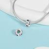 Шармы Plata Синий Снежинка Сердце Медь Покрытие Для Шармов Медь Покрытие Оригинальный Браслет Для Изготовления Украшений