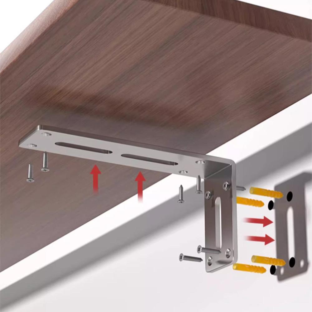 Угловые кронштейны в форме буквы L, угловой кронштейн под прямым углом 90 градусов, крепеж для деревянной мебели, каркаса кровати, шкафа, соединения, крепления