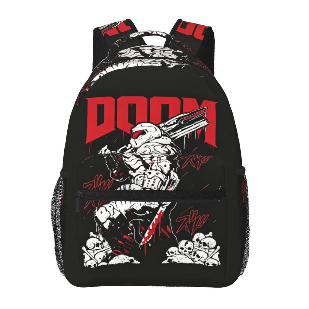 Игровой рюкзак OG Doom Slayer для школы, походов, путешествий, однодневный рюкзак для мальчиков и девочек, модный рюкзак для книг, сумки через плечо