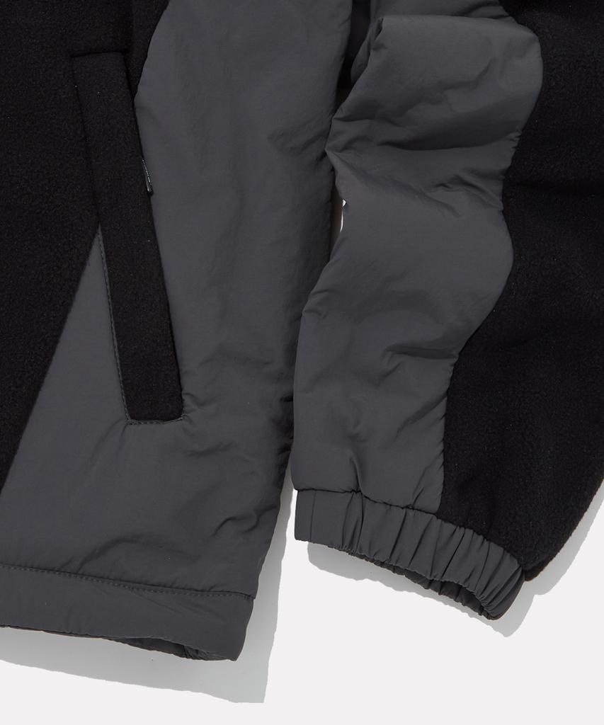 Reebok Fleece Reversible Jacket - Black:Charcoal