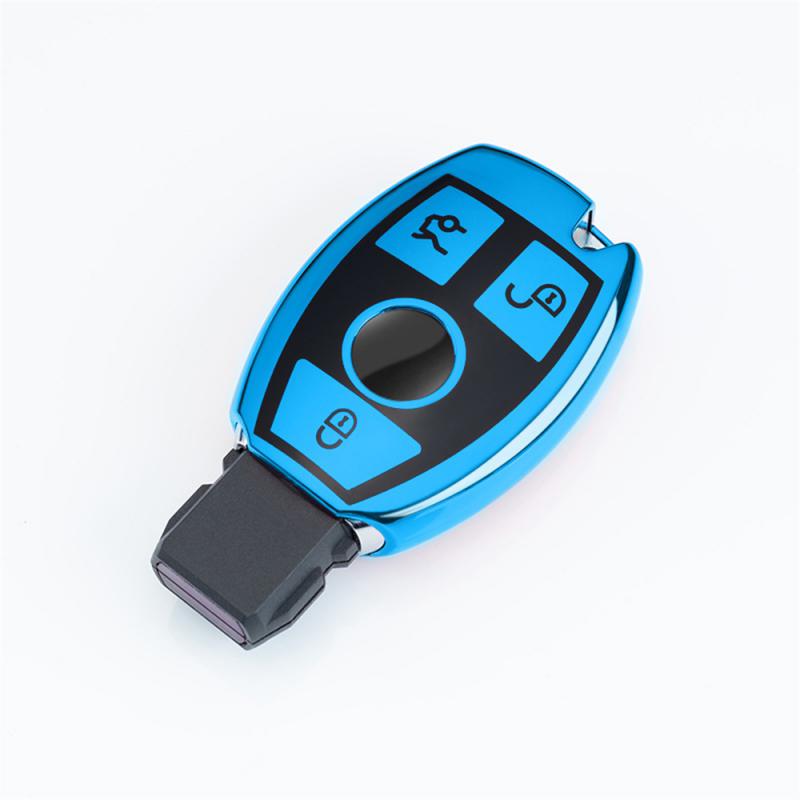 Мягкий чехол для дистанционного ключа автомобиля из ТПУ для Mercedes Bnez CLA GLC GLA GLK W203 W210 W211 W204 W176 ABCR Class AMG Аксессуары