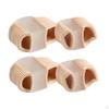 2 Count Toe Separator Gel for Separating Overlapping Toes Lightweight Sleeves Bandage