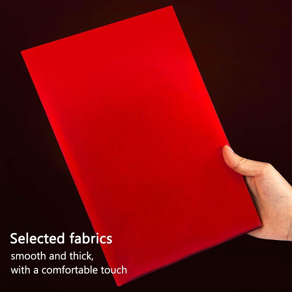 1Pcs Plush Surface Certificate Cover Thicken File Page Folder  Signing Contract