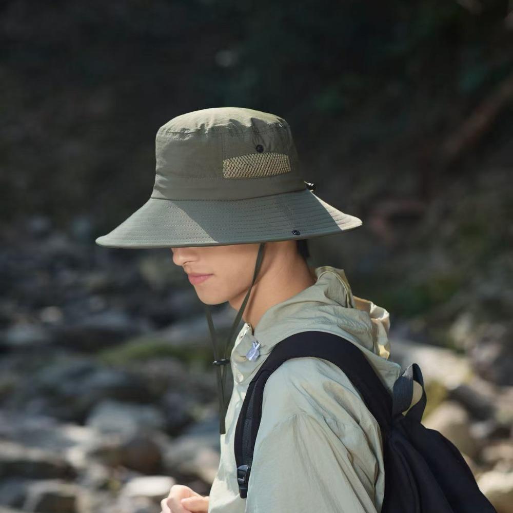Wide Brim Fishing Hat Foldable Fisherman Hat Fashionable Western Cowboy Hat Outdoor Camping