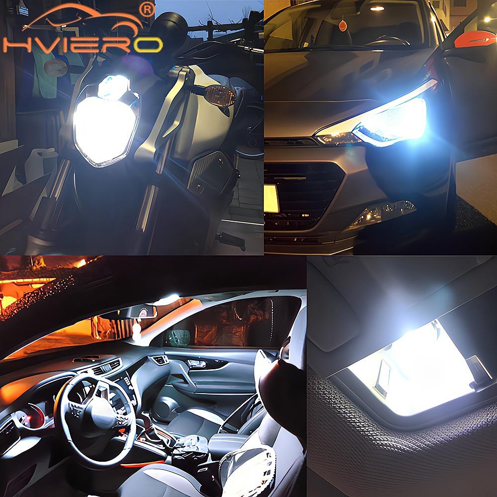 2pcs T10 W5W 20Led 1206 White Car Turn Signal Reverse Led License Plate Lights Wedge 194 168 Trunk Clearance Lamp Reading Bulb
