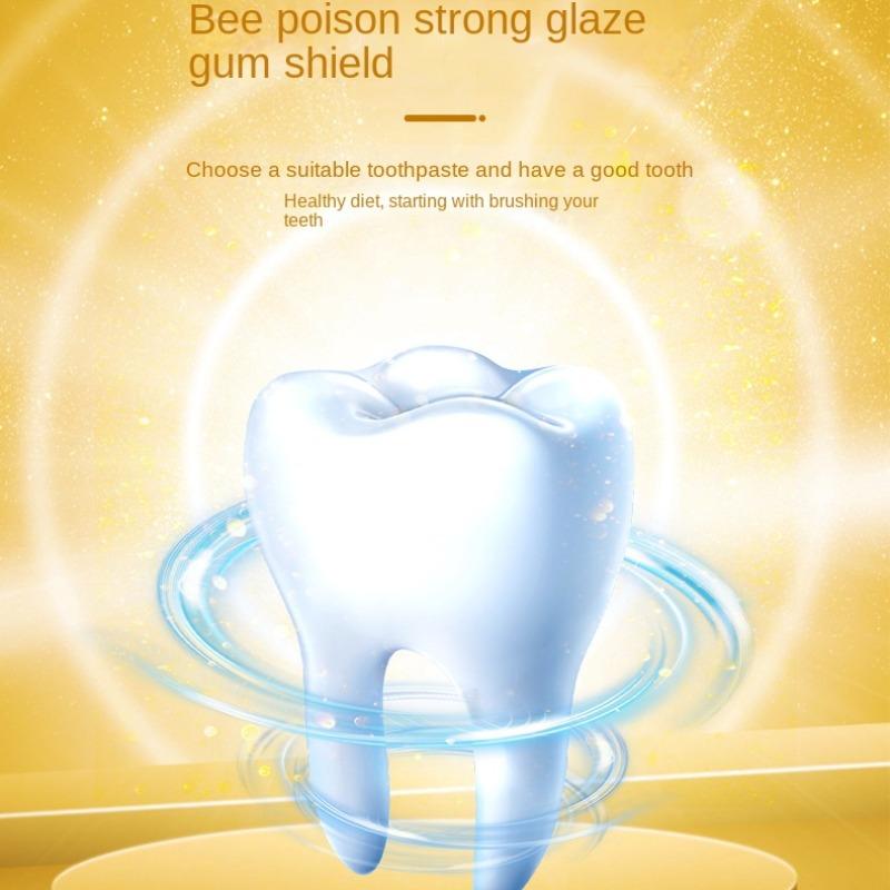 Зубная паста с пчелиным ядом, 105 г, уход за деснами, ярко-белая десен, свежее дыхание, зубная паста для взрослых, активный пептид, биофермент, устраняет проблемы с деснами