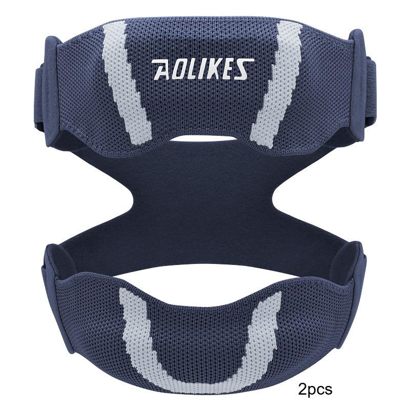 2PCS Patella Knee Strap with Ergonomic Silicone Pad for Patellar Tendon Support Adjustable Compression Knee Stabilizer