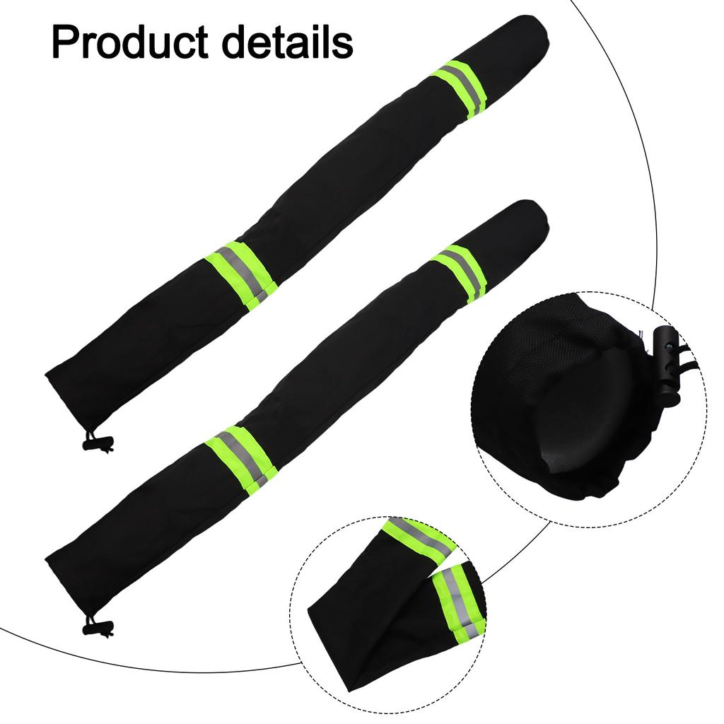 Protective Boat Trailer Guide Pole Pads 36 Inch 2pcs with Reflective Strips
