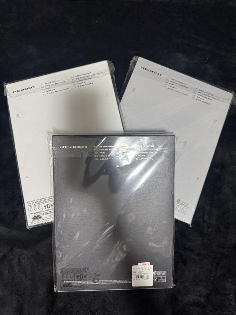 [USED] treasure Reboot 2nd full album 3 versions