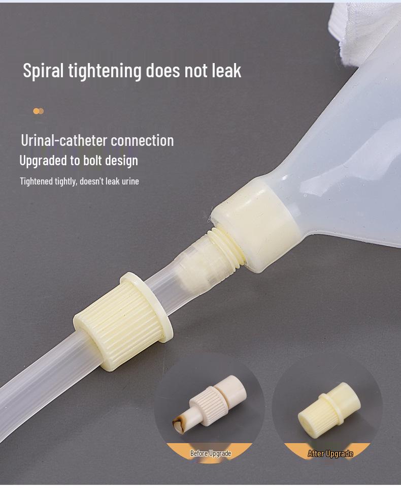 Портативный силиконовый мочеприемник с защитой от протекания для мужчин и женщин с недержанием мочи