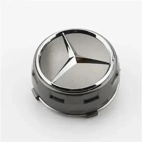 SUK3 4PCS 75mm Car Wheel Center Hub Caps Cover For Mercedes Benz B/C/E/S Class A Class C200L GLC GLK CLA Accessories