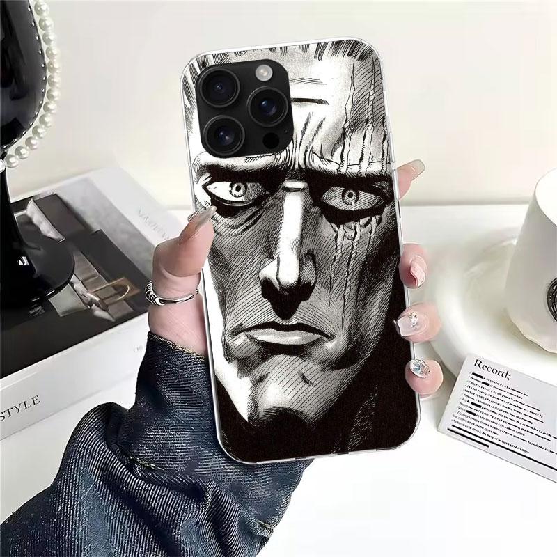 One P-Punch-Man Saitama King Soft Phone Case For IPhone 11 17 Air 16E 16 Pro Max 15 + 14 Plus 13 Mini 12 Apple 7 SE 8 Fundas Coq