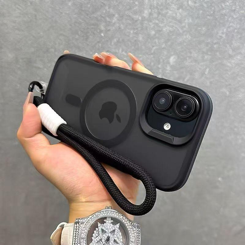 Чехол S25 S24 Ultra Plus Роскошный ремешок Для Magsafe Матовые чехлы для телефонов для Samsung Galaxy S24 S23 S22 Ultra Plus Магнитная крышка