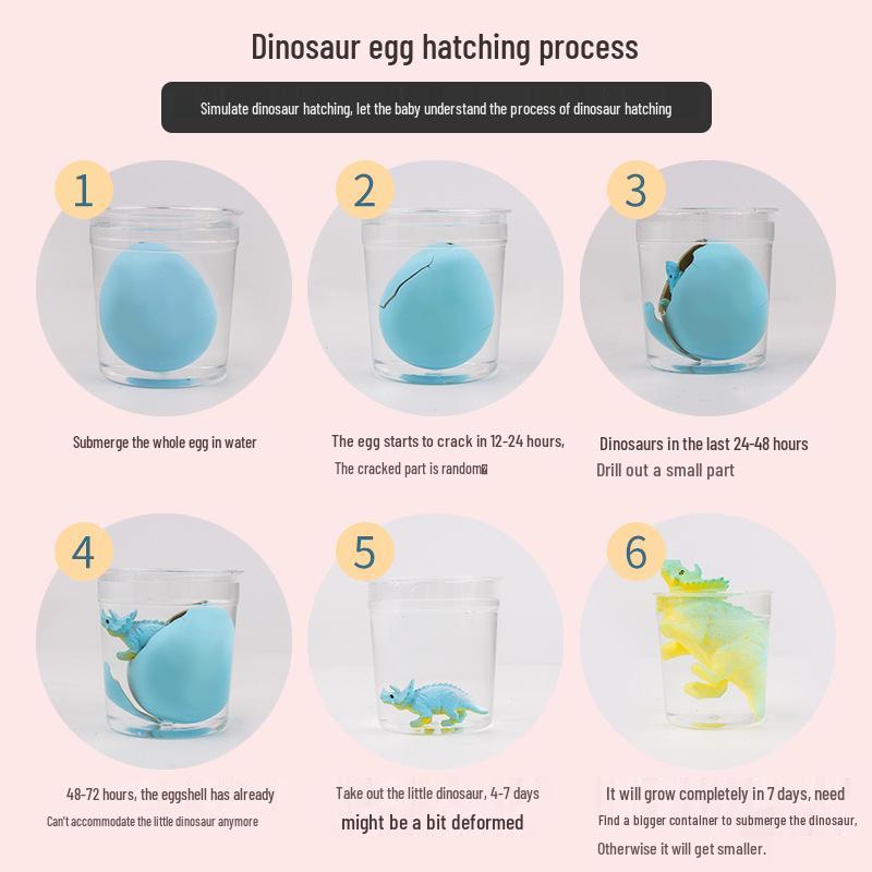 Набор игрушек для вылупления яиц динозавров - Расширяющийся водный сюрприз для детских подарков