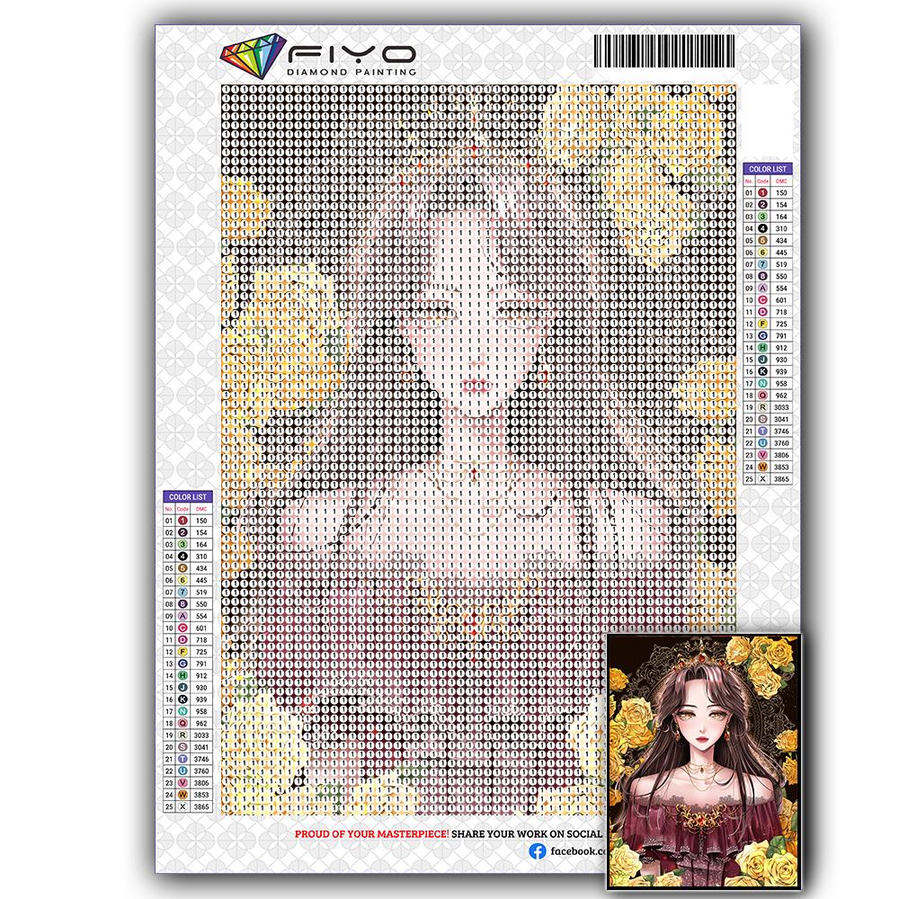 Набор для алмазной живописи Девушка-девушка 5D DIY Алмазная вышивка Портретные фотографии Стразы Мозаичное украшение