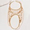 Gold Necklace Shoulder Chain Metal Body Chain Creative Tassels Costume Armband  Party Decoration