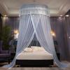 Подвесная москитная сетка с верхним крючком, зашифрованная сетка, кружево, пэчворк, отпугиватель комаров, круглый купол, балдахин для детской кроватки, декор для спальни